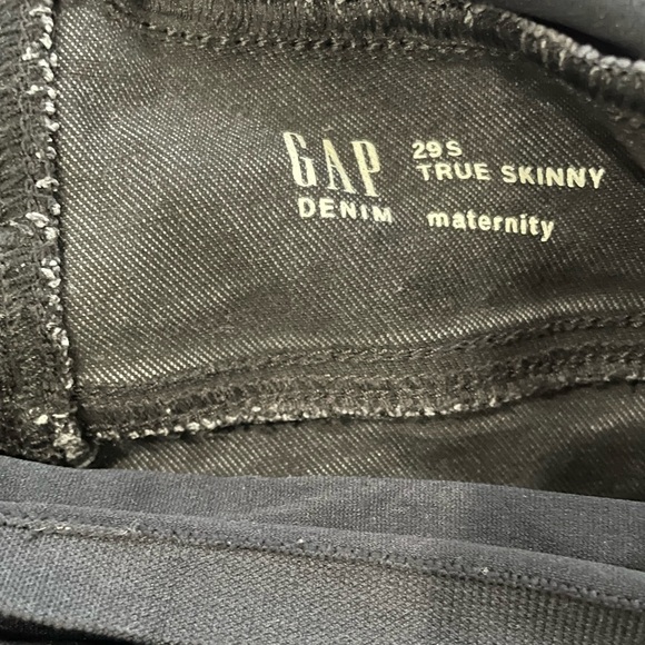 Gap True Skinny Gray Maternity denim Sz 29s - Picture 6 of 6